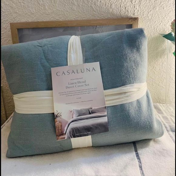 Target Bedding Casaluna Heavyweight Linen Blend Duvet Pillow Sham